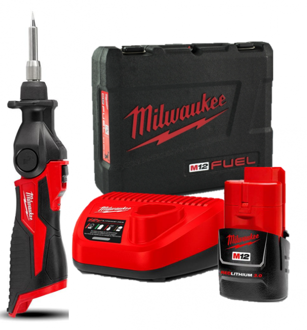 Milwaukee M12 SI-201C Soldering Iron 12V Cordless Li-Ion 2488-21 4933459761