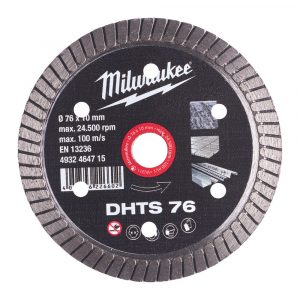 Milwaukee DHTS 76mm x 1mm (3”) Diamond Blade for M12FCOT-0 4932464715 Dubai UAE