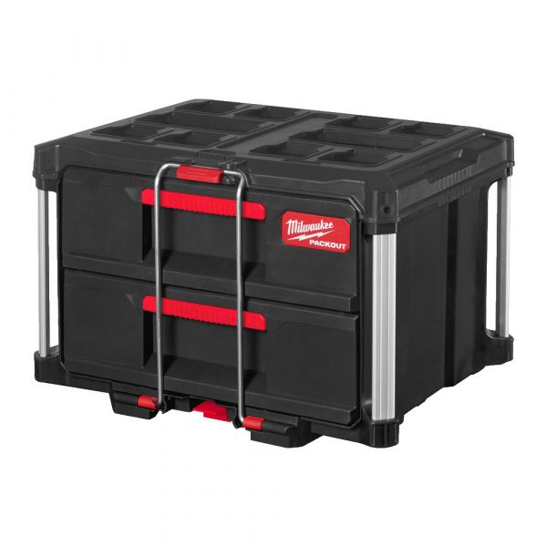 Milwaukee PACKOUT™ 2 Drawer Customizable Tool Box – 4932472129 Buy online best price Dubai UAE Truequality.ae