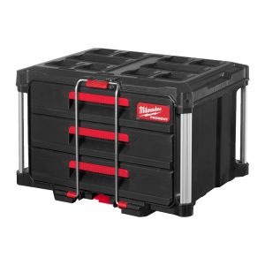 Milwaukee PACKOUT™ 3 Drawer Customizable Tool Box – 4932472130 Buy online best price Dubai UAE Truequality.ae