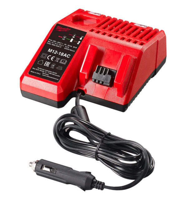 Tool Milwaukee M12-18AC 12V - 18V Li-ion Automotive Car Battery Charger 4932459205 Dubai UAE TrueQuality.ae