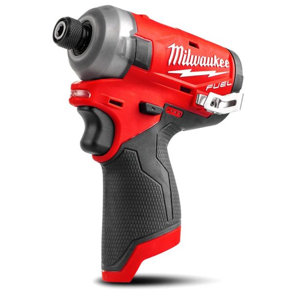 Milwaukee Tool M12FQID-0 12V Li-Ion Cordless FUEL™ SURGE™ 1/4" Hex Hydraulic Impact Driver Buy online best price Dubai UAE TrueQuality.ae