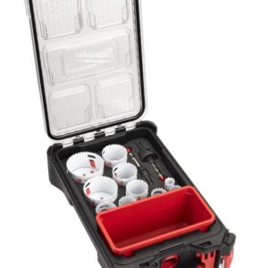 Milwaukee HOLE DOZER™ Bi-Metal Hole Saw Kit with PACKOUT™ Compact Organizer – 12PC – 4932472248 UAE DUBAI