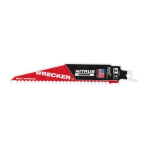 Milwaukee Multi Material: WRECKER™ With NITRUS CARBIDE™ Sawzall Blade- 48005571