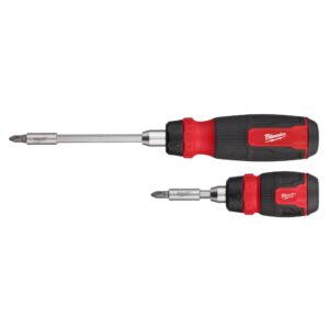 Milwaukee 2 pc Ratcheting and Compact Ratcheting Multi-Bit Screwdriver Kit- 4932492811
