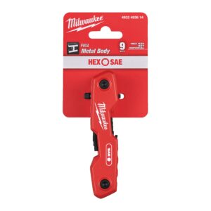 Milwaukee 9 pc Imperial Folding Hex Key Set- 4932493614